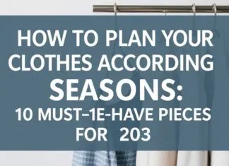 Mevsimlere Göre Giysinizi Nasıl Planlayın: 2023 İçin Mutlaka Sahip Olmanız Gereken 10 Parça How to Plan Your Clothes According to Seasons: 10 Must-Have Pieces for 2023